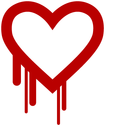 Red outline of a heart, with a bleeding effect