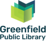 Logo for greenfield-public-library