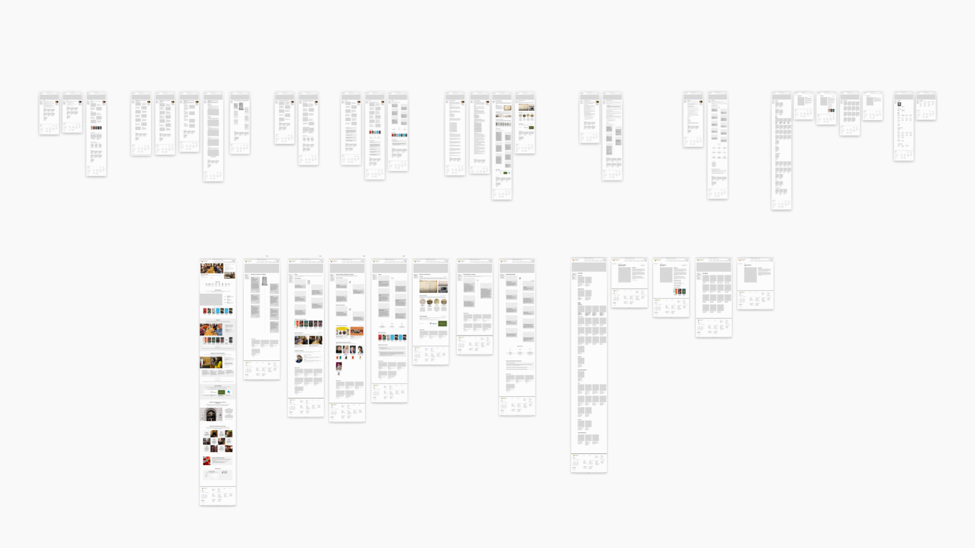 Image of several wire frame artboards